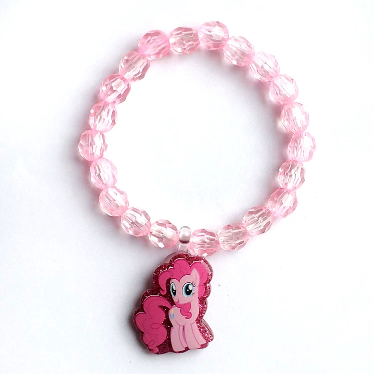 KT Cat Minnie Snow Love Aish Sufi Princess Phim hoạt hình Nữ Mặt dây chuyền trẻ em Vòng tay Baby Pony Bracelet - Vòng đeo tay Cuff