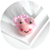 Мультяшное детское кольцо для принцессы, детские бусины