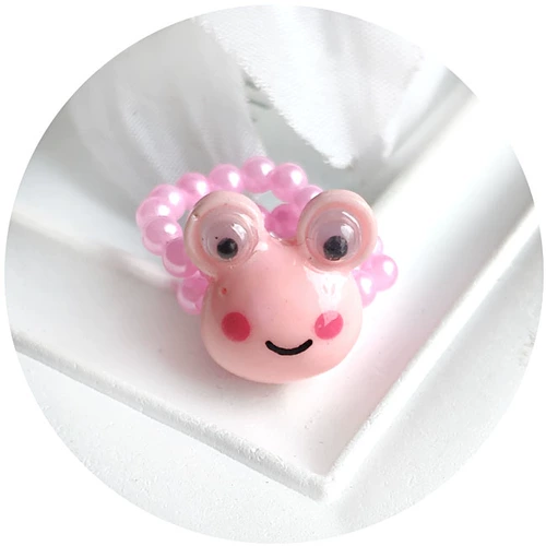 Мультяшное детское кольцо для принцессы, детские бусины