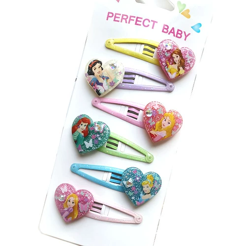 Детская заколка для волос, аксессуар, пони, мультяшные шпильки для волос для принцессы, комплект, единорог