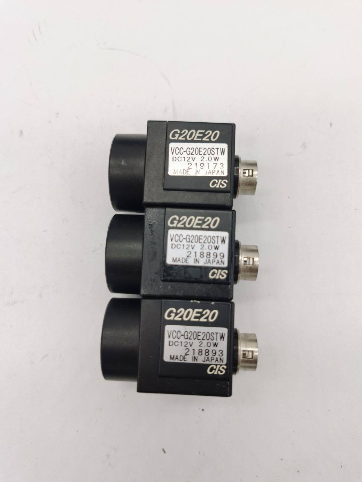 The CIS VCC-G20E20STW Industrial Camera Original