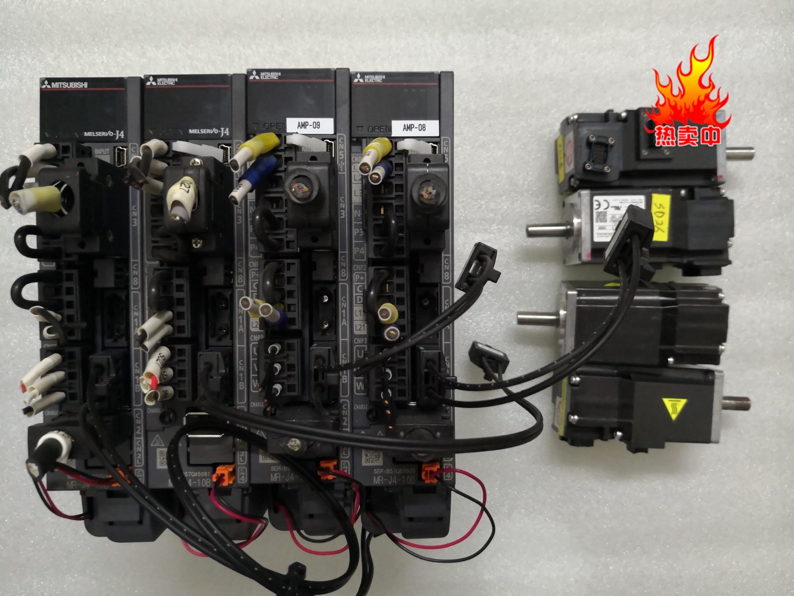 95 new Mitsubishi servo motors MR-J4-10A 10B 20A 10B 20B HG-KR13 100W bus control