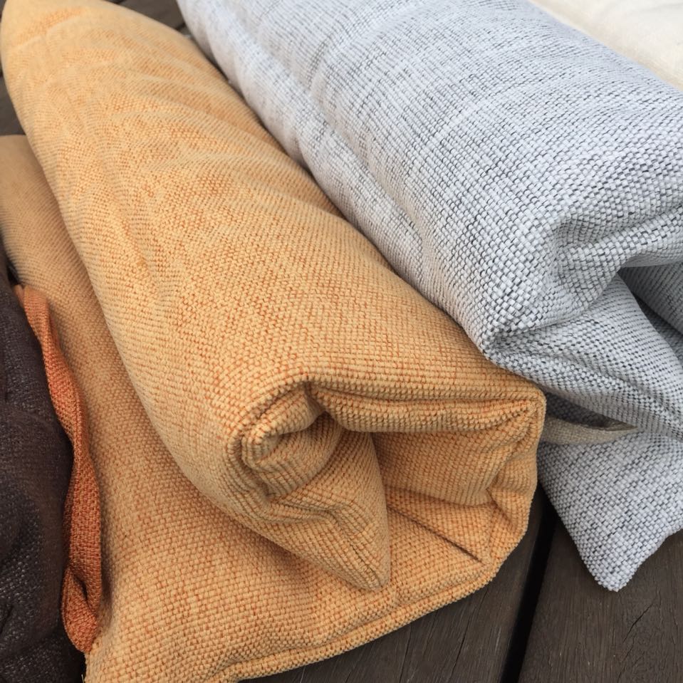 Phần mỏng kiểu Nhật đơn giản màu đơn giản cotton và vải lanh ghế đệm Bốn mùa máy tính văn phòng đệm ghế ăn đệm chống trượt - Ghế đệm / đệm Sofa đệm bàn ghế gỗ