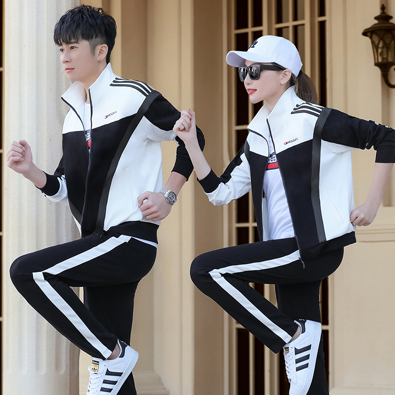 361 casual thick cotton mistress sportswear sport suit men's 2021 spring and autumn Jordan Noo women's coat running three sets