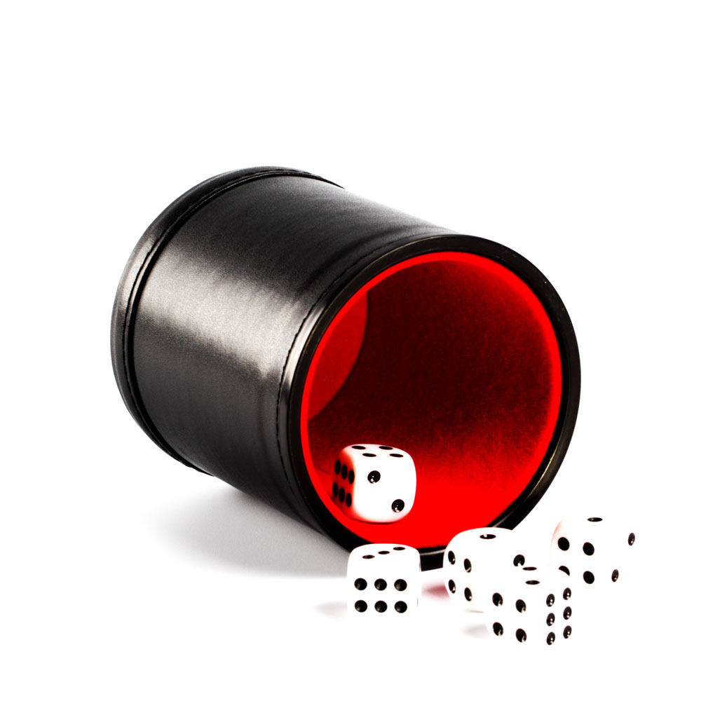 Amazon's same hot - selling straight - tube leather dice - rolled kTV bar night - field sonic game sieve