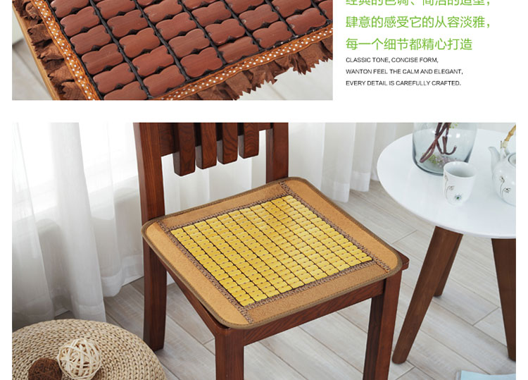 Đệm đệm máy tính mùa hè mahjong mat sofa đệm xe tre mùa hè mát mẻ pad ghế văn phòng đệm