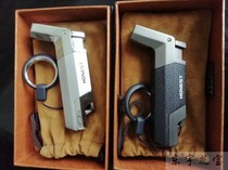 100 Honest Gas Windproof Lighter Green Bird 1 point snow eggplant Smoke Fighting Lighter with hanging buckle outdoor carry convenience