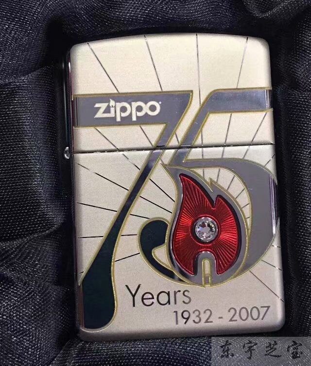 American Original Dress Zippo Lighter Limited Edition 75 Anniversary of the Commemorative Armor Beauty Edition of the Edition 24058