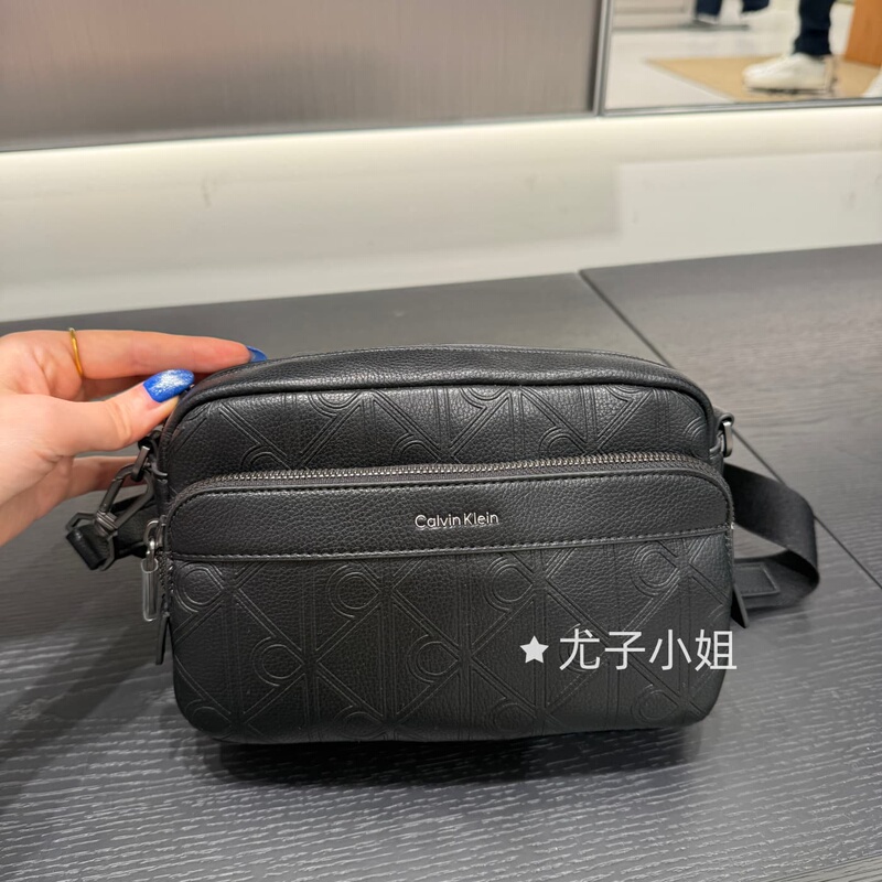 Ck Jeans26 Early Autumn New Style Men's Casual Lettered One-Shoulder Cross-Body Camera Bag Gift 4D3563G Ck Jeans26 Early Autumn New Style Men's Casual Lettered One-Shoulder Cross-Body Camera Bag Gift 4D3563G