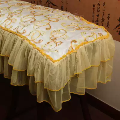 Working emperor double hook embroidery guzheng cover Lace plus cotton thickened dust cover piano cover 