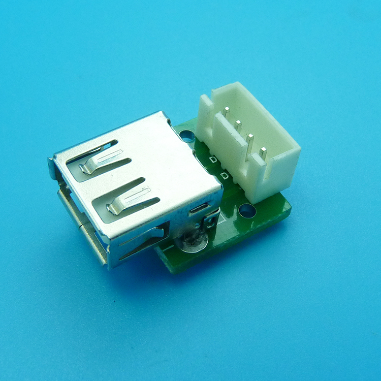 USB female to XH2 54 socket USB female connector USB socket PCB board a female USB2 0 female