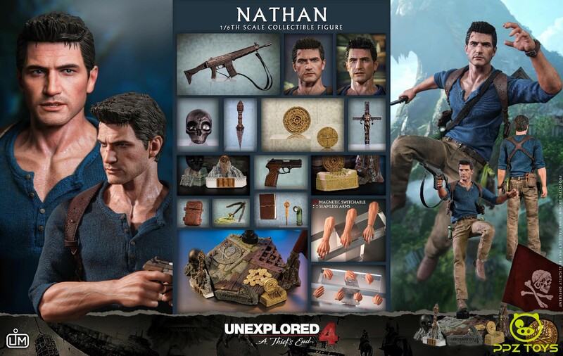 Limtoys 1/6 Action Figure Uncharted 4 Nathan Drake Lim012 Soldier Figure in Stock