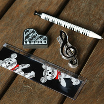 Made in Taiwan note stationery set pencil rubber ruler combination student music prize Christmas gift