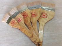 High-grade wool brush paint brushed cream lacquered wool brush soft hair thickened wood handle not falling 12345678 inch