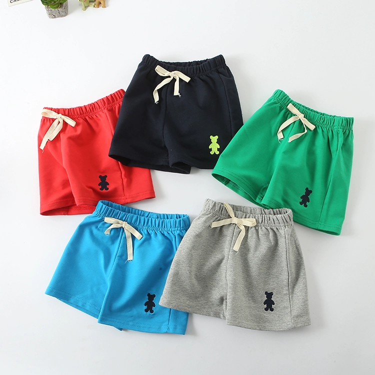 Trẻ em mặc 2018 mùa hè trẻ em mới của quần short cotton trai bãi biển quần cô gái quần short trẻ em quần thể thao