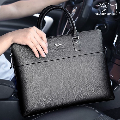 帅桐袋鼠 Барсетка, кожаная сумка на одно плечо, из натуральной кожи, воловья кожа