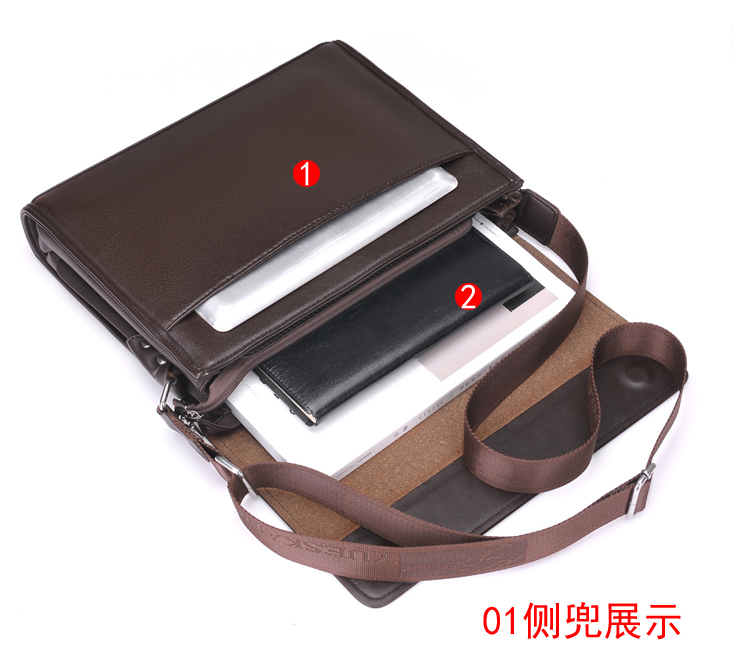 Yuesen Kangaroo Túi nam cho nam Túi đeo vai Messenger Túi da Túi nam - Túi của con người túi christian dior