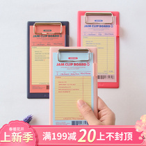 Jamstudio Korea Poo Sign Paper Clip Board Cute Creative Stationery Mini Writing Hard Pad S M