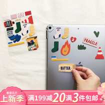 7321 Korean stationery cute no-mark sticker Japanese hand account label sticker notebook computer mobile phone decoration sticker