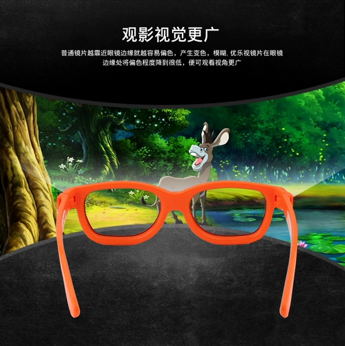优乐视 Трехмерный объектив, детские очки, 3D
