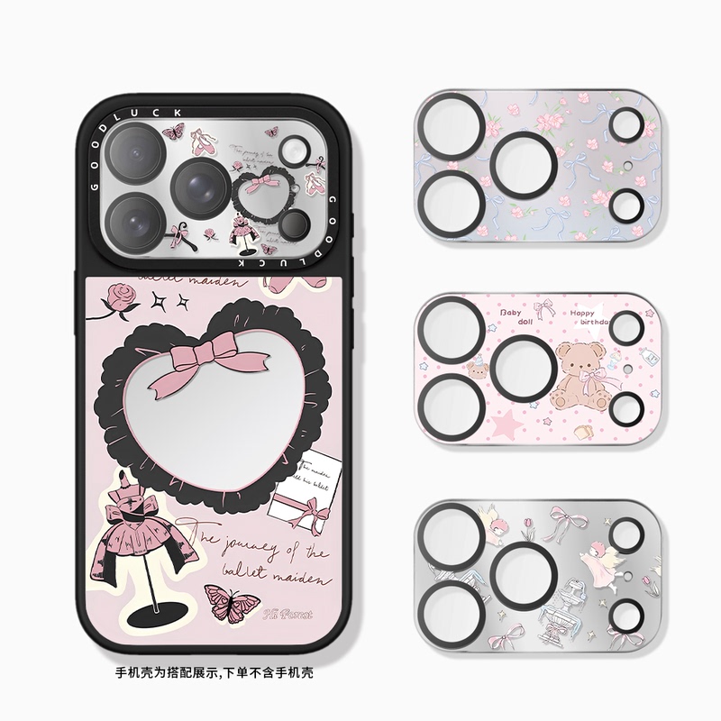 Casetifiy Collaboration with Hi Forest Forest Morning News Suitable for iPhone 17 Pro Phone Lens Protector 17 Pro Max Mirror Protector 17Pm Full Coverage Lens Film C Brand