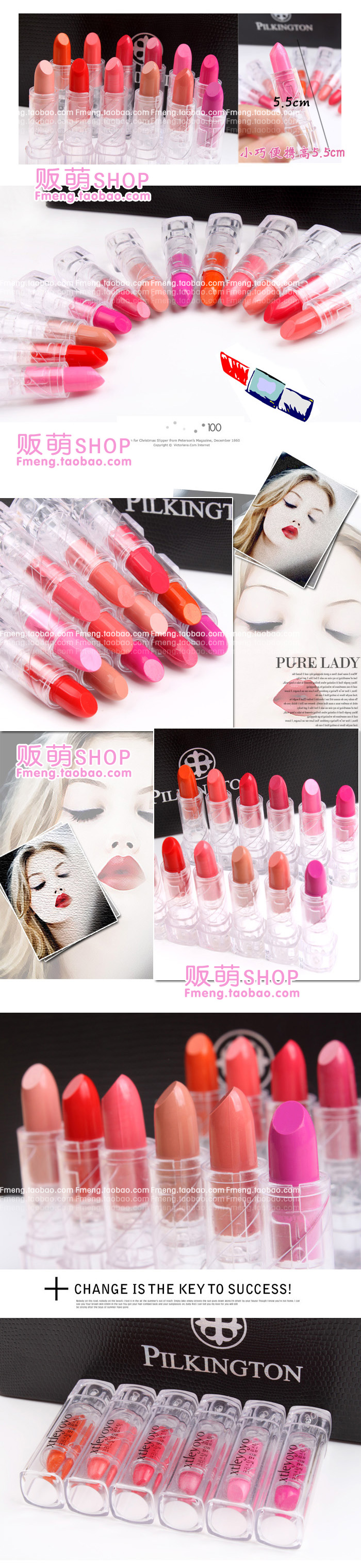Em gái mềm mại là một thỏi son mini nhiều màu retro! Macarons Son môi 18 bbia 35
