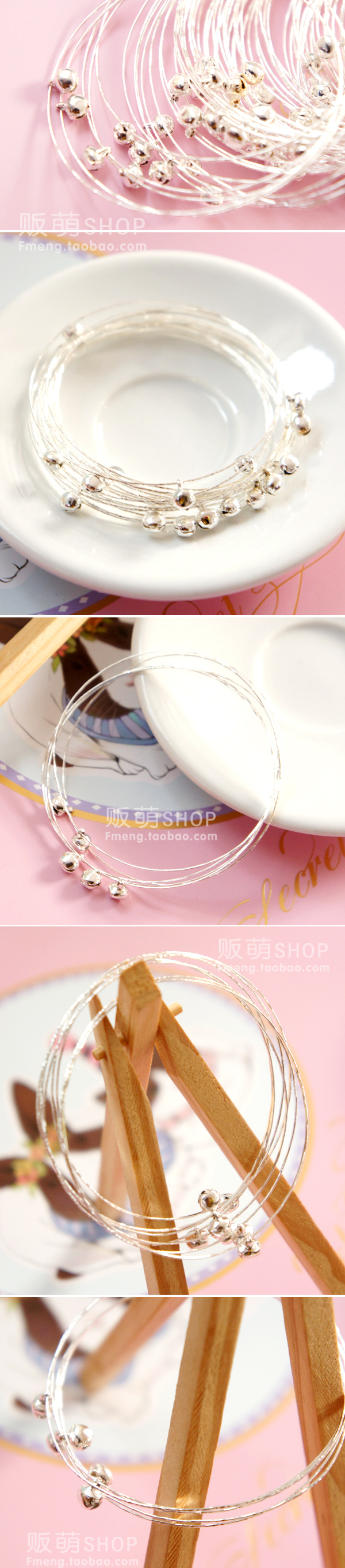 [Bán Mạnh 28] Nhật Bản và Hàn Quốc là một chiếc vòng tay chuông bạc retro ngọt ngào cho cô gái vòng tay nam đẹp