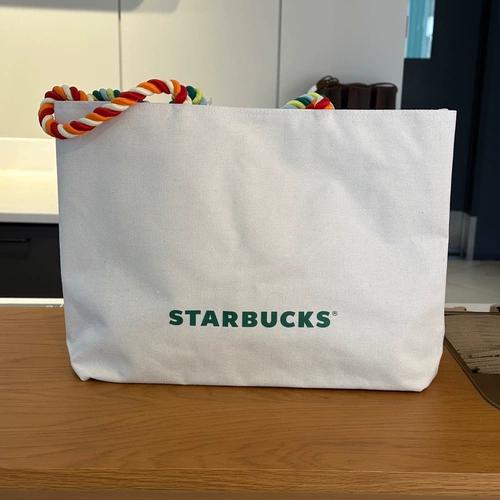 Starbucks, радужная сумка на одно плечо, вместительная и большая сумка через плечо