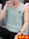纯棉背心男士运动透气无袖内搭坎肩汗衫个性冰爽马甲简约外穿背心