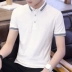 Áo thun nam tay ngắn 2018 hè mới tay nam cổ áo nửa tay áo BOY body polo áo gió Áo phông ngắn