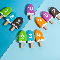 Little good egg digital Popsicle digital game Childrens parent-child interactive digital color enlightenment cognitive desktop toy