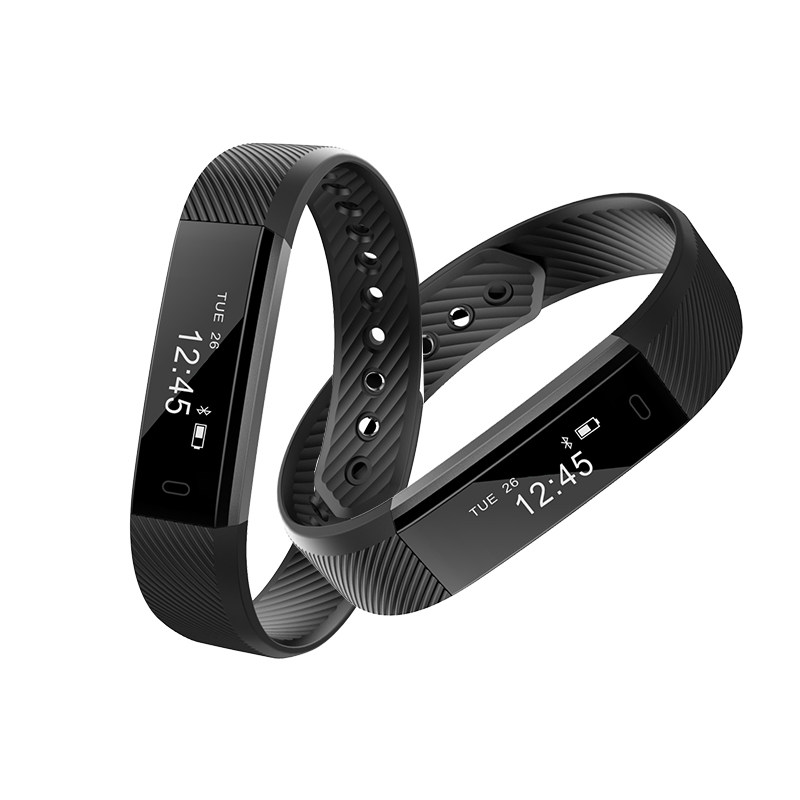 ID115 Large Screen Smarter Bracelet Health Watch Fashion Big Screen Motion Pedometer Smart Message Reminder Bluetooth Bracelet