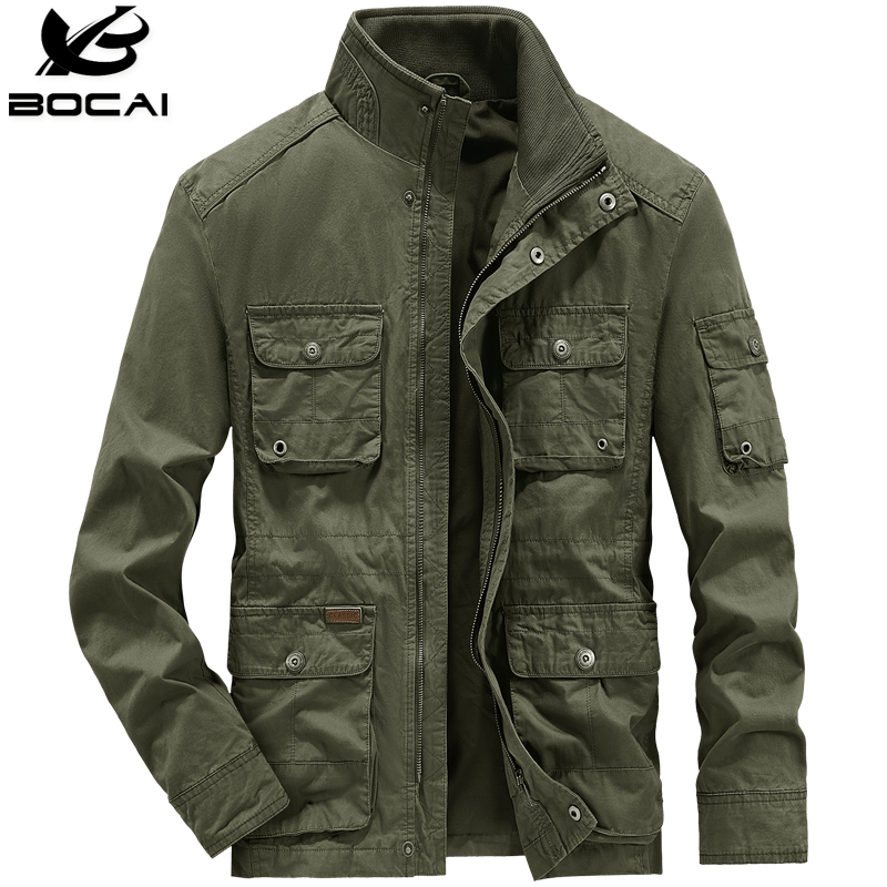 M65 Field Jacket Men's Spring and Autumn Outdoor Functional Multi-Pocket Tactical Training Uniform Mountain-Style Workwear Jacket