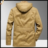 Утепленная мужская куртка, пуховик для отдыха, в американском стиле, длина миди