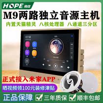 HOPE Longing M9 Smart Home Background Music Host Suction Top Speaker Acoustics Suit Skycat Genre System