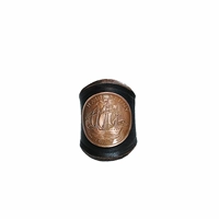 Horween Cxl Black Golden Deer Парусная антикварная монета