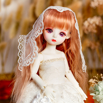 Xian Xian Hey Hello Barbie high-end custom 6 points baby BJD baby clothes change clothes accessories girl toys lace wedding dress