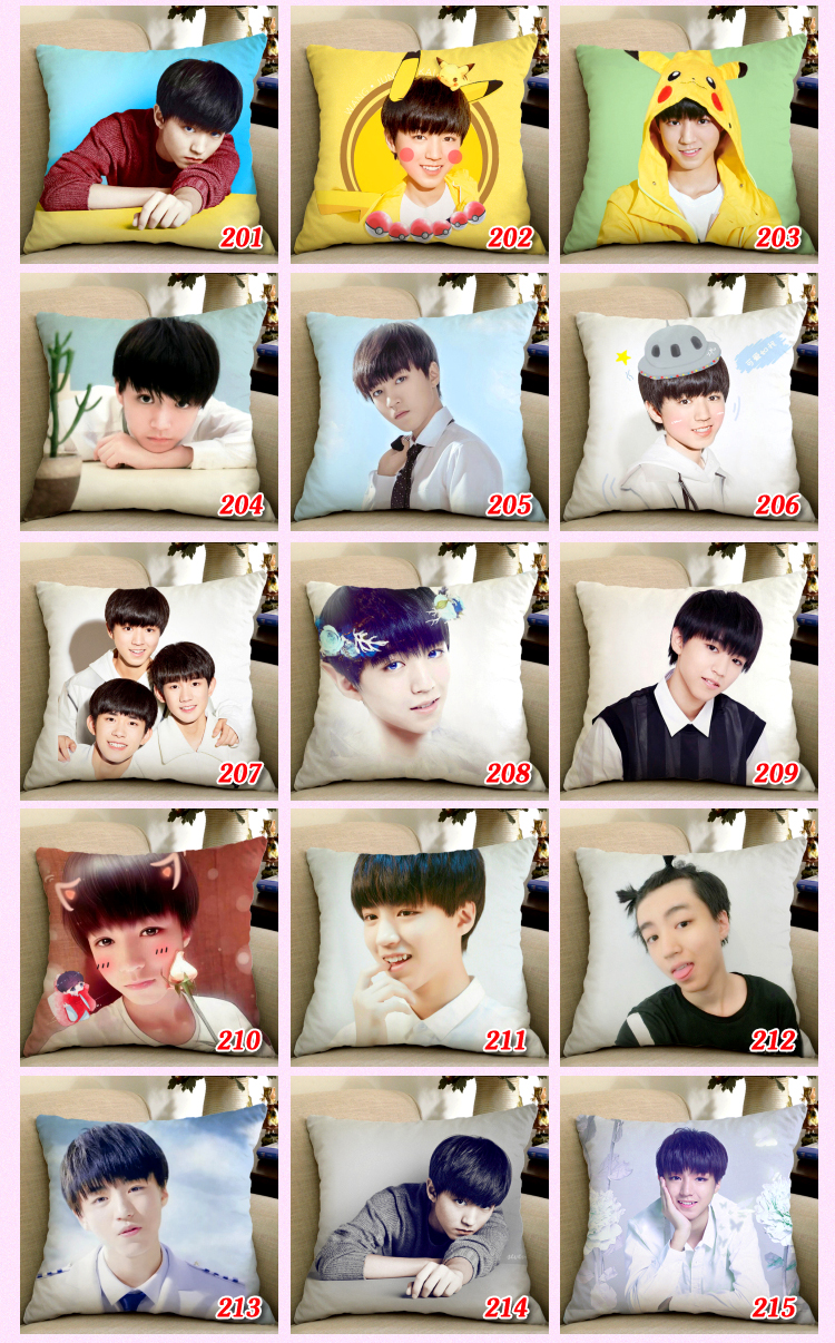 TF TFBoys đệm gối Xi Wang Yuan Vương Tuấn Khải một ngàn bạn bè món quà sinh nhật giấc ngủ trưa dành cho phát triển quà tặng - Trở lại đệm / Bolsters bộ ngủ văn phòng