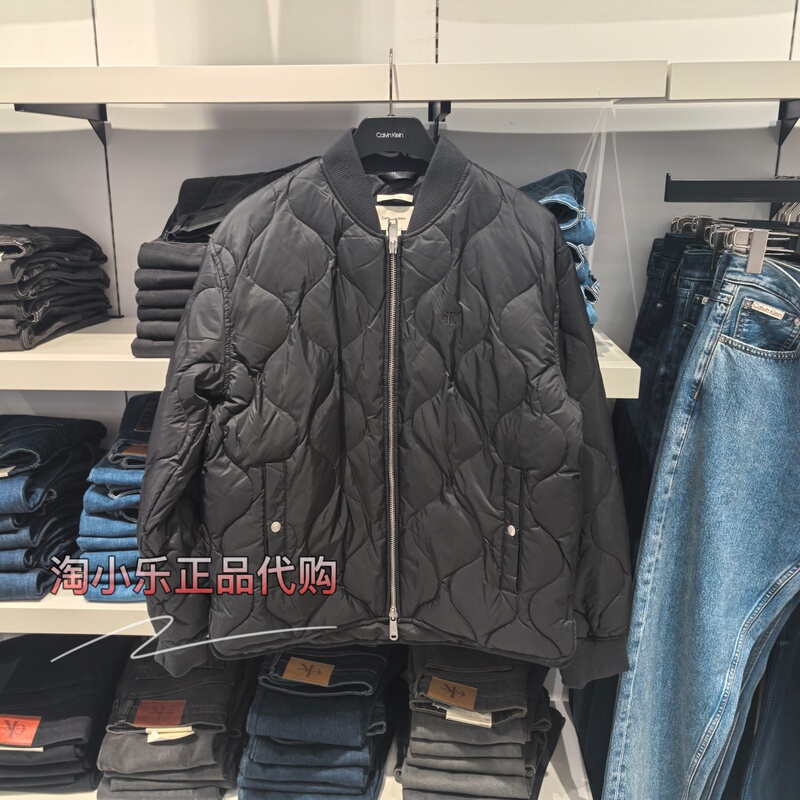 Ck Jeans Genuine Product from the Store 2026 Autumn and Winter New Men's Embroidered Baseball Collar Duck down Jacket 4Rh578G Ck Jeans Genuine Product from the Store 2026 Autumn and Winter New Men's Embroidered Baseball Collar Duck down Jacket 4Rh578G