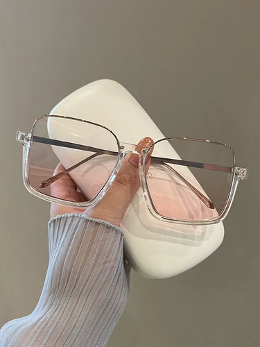 Ретро солнцезащитные очки, квадратные румяна, Южная Корея, по фигуре