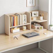 Desktop bookshelf corner shelf desk storage desk corner simple wooden shelf multi-storey dormitory