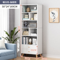 Floor-style creative units Lattice Bookshelves Incorporated small family bookcase Home Corner White Room Easy