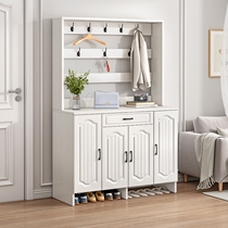 Shoes cabinet hanging clothes hat rack integrated home doorway door-room multilayer economical type large capacity storage containing into the room