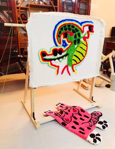 Пол и настольный тип Tuftong Cluster Velvet -Crafted Carpet Care рама сплошной деревянной рамы на заказ ручной каркас