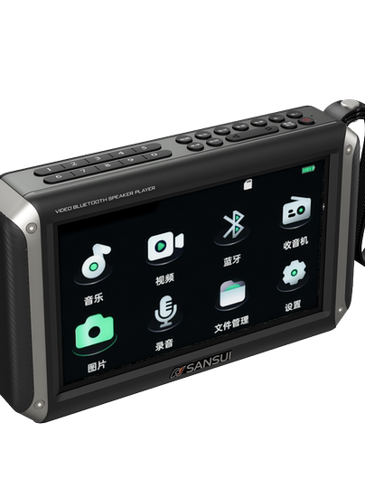 Shanshui Bluetooth Speaker for the Elderly, Portable Card-Insertable Speaker, Mini Walkman Player for Seniors