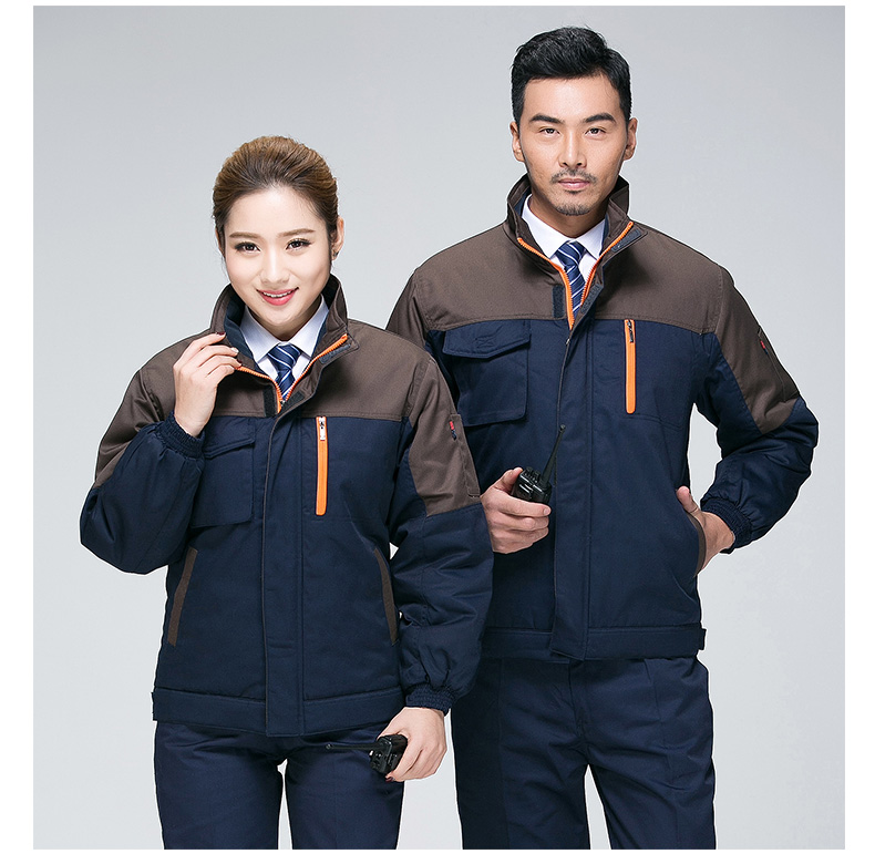 Áo khoác dài tay mùa đông Quần áo cotton ngoài trời Mùa đông mặc dày bảo vệ lạnh quần áo áo khoác cotton đặt tự động sửa chữa nhà xưởng áo bông quần giữ nhiệt nam