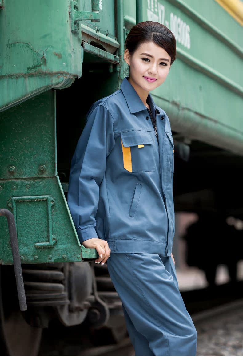 Bộ đồ bảo hộ lao động mùa xuân và mùa thu Bộ quần áo nam sửa chữa tự động Bộ xưởng dịch vụ nhà máy Dịch vụ kỹ thuật dài tay Dịch vụ bảo hiểm lao động Dịch vụ bảo hiểm mùa đông quần áo unisex