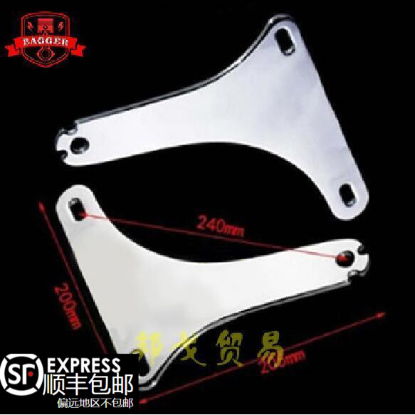 Harley 883 Gliding Breaker Road King Fat Boy Dana Successor Modified Driver Passenger Folding Back Bracket