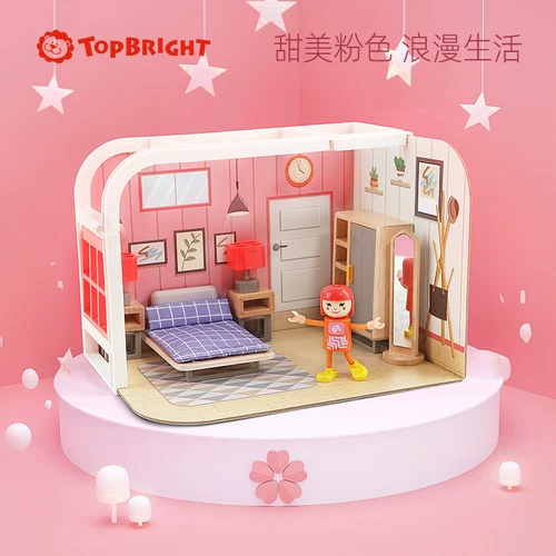 Кукольный домик, игрушка, семейный детский наряд маленькой принцессы, 4-6 лет, подарок на день рождения, 5 лет