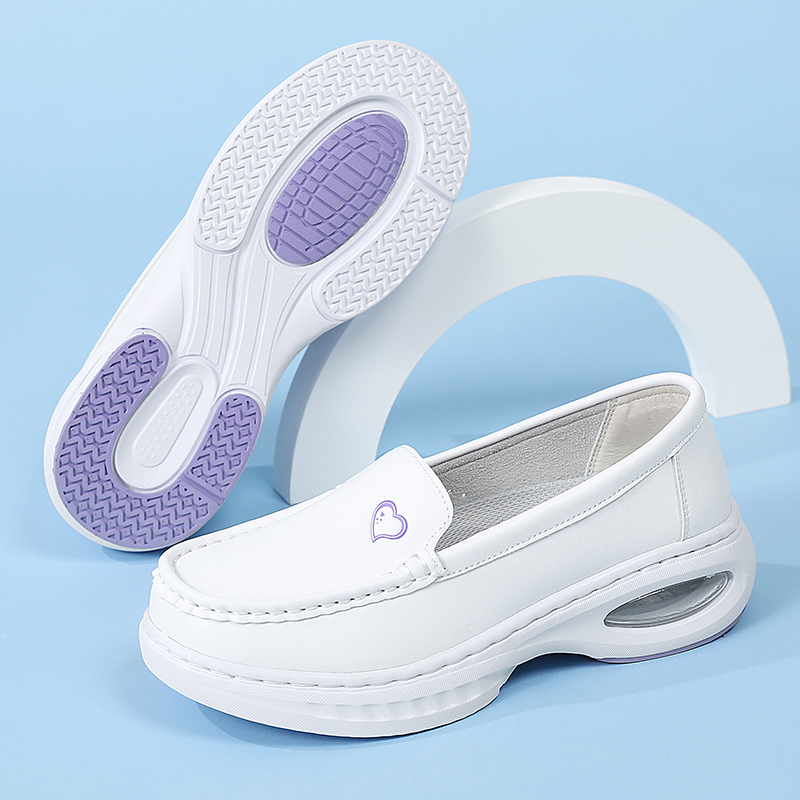 Air-Cushion Nurse Shoes for Women, Soft-Soled, Breathable, Non-Tiring, White, Comfortable, Flat-Soled, Height-Increasing, Non-Slip, Summer Work Medical Shoes Air-Cushion Nurse Shoes for Women, Soft-Soled, Breathable, Non-Tiring, White, Comfortable, Flat-Soled, Height-Increasing, Non-Slip, Summer Work Medical Shoes